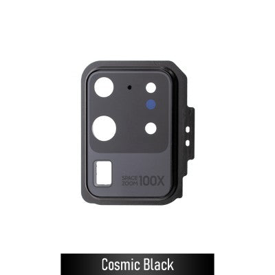 Rear Camera Lens Back Glass Cover for Samsung Galaxy S20 Ultra G988-Cosmic Black Rear Camera Lens Back Glass Cover for Samsung Galaxy S20 Ultra G988-Cosmic Black